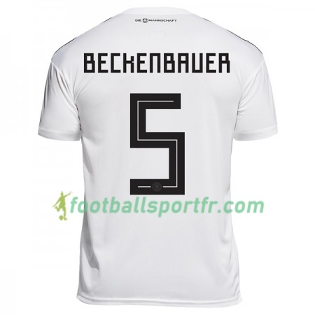 Tenue Allemagne Beckenbauer 5 Domicile Coupe du monde 2018 Maillot de Foot